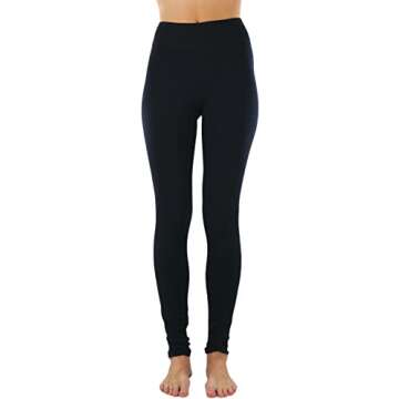 ToBeInStyle Women's Medium Weight Breathable Leggings - Black - Small