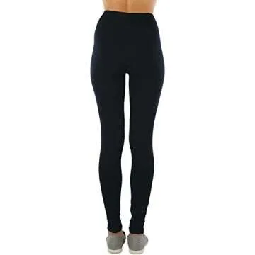 ToBeInStyle Women's Medium Weight Breathable Leggings - Black - Small