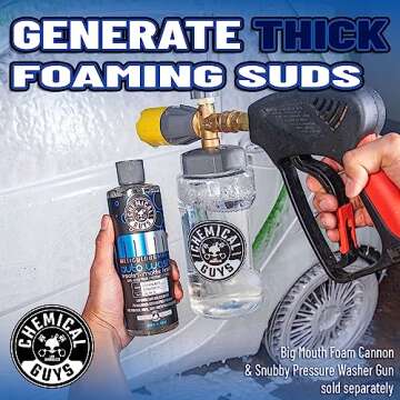 Chemical Guys CWS 995 16 Meticulous Matte Car Wash Soap - Premium Wash for Satin and Matte Finishes