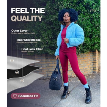 Thermajane Fleece Lined Thermal Underwear Set for Women