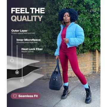 Thermajane Fleece Lined Thermal Underwear Set for Women