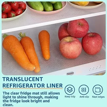 Versatile Refrigerator Liner Set 8 PCS for Easy Cleaning