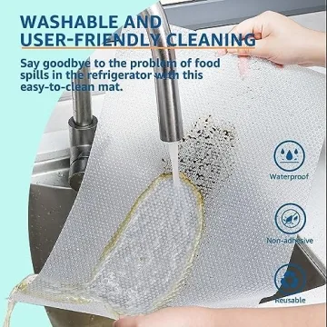 Versatile Refrigerator Liner Set 8 PCS for Easy Cleaning