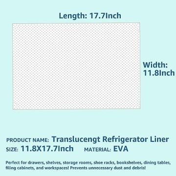 Versatile Refrigerator Liner Set 8 PCS for Easy Cleaning