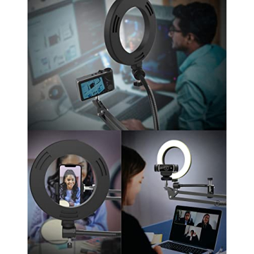 Overhead Camera Mount & Ring Light for Live Streaming