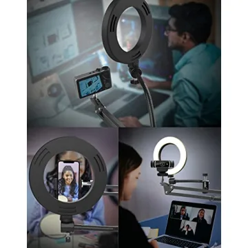 Overhead Camera Mount & Ring Light for Live Streaming