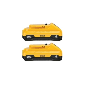 DEWALT 20V MAX XR Battery 4 Ah 2-Pack - Reliable Power