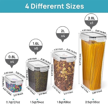 Vtopmart 15-Piece Airtight Food Storage Containers Set