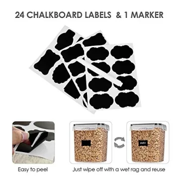 Vtopmart 15-Piece Airtight Food Storage Containers Set