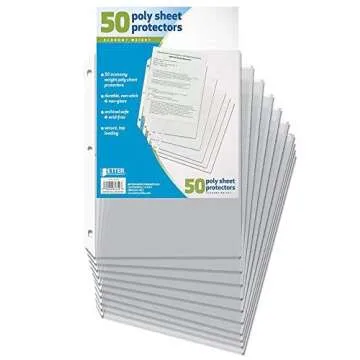 Quality Better Office Sheet Protectors, 50 Pack