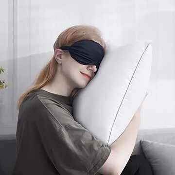 FAVRIQ 20 x 20 Pillow Inserts (Set of 2) - 20 Inch Square Interior Couch Throw Pillow with 100% Cotton Cover - Decorative Pillow Insert Pair - White Sofa Pillow