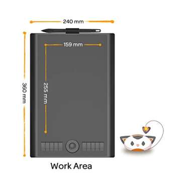 GAOMON M10K Drawing Tablet for Artists and Designers