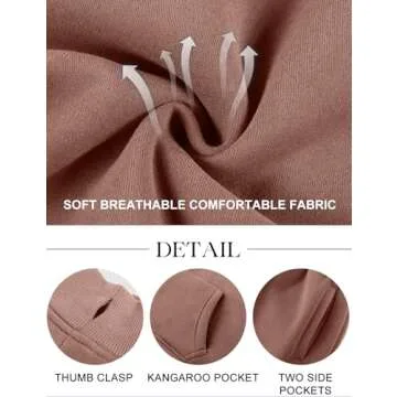 COZYPOIN Women’s Fleece 2 Piece Comfortable Tracksuit Set