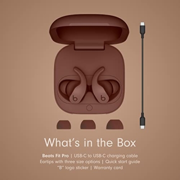 Beats Fit Pro - True Wireless Noise Cancelling Earbuds - Apple H1 Headphone Chip, Compatible with Apple & Android, Class 1 Bluetooth, Built-in Microphone, 6 Hours of Listening Time - Earth