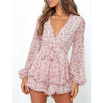 Relipop Women's V-Neck Polka Dot Jumpsuit | Trendy & Comfy