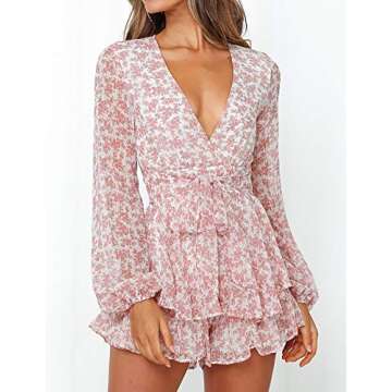 Relipop Women's V-Neck Polka Dot Jumpsuit | Trendy & Comfy