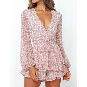 Relipop Women's V-Neck Polka Dot Jumpsuit | Trendy & Comfy