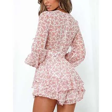 Relipop Women's V-Neck Polka Dot Jumpsuit | Trendy & Comfy