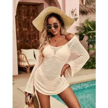 Blooming Jelly Crochet Women&rsquo;s Beach Cover Up
