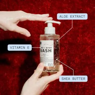 DedCool Hand + Body Wash (Milk, 8.5 fl oz) Natural Hydrating Body Wash Pump, Liquid Hand & Body Soap, Moisturizing Hand & Body Cleanser, Cruelty-free & Vegan, Non-Toxic, Luxury Fragrance