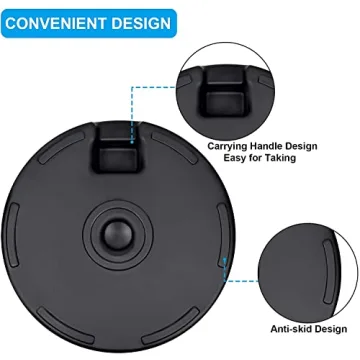 Durable 20 Inch Fillable Umbrella Base for Outdoor Use
