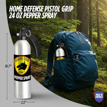 Guard Dog Security 24 oz Pepper Spray with Pistol Grip