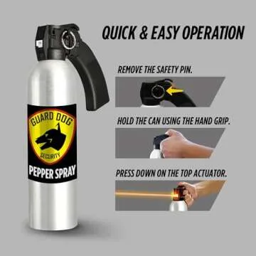 Guard Dog Security 24 oz Pepper Spray with Pistol Grip