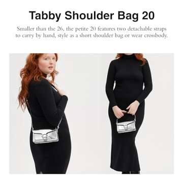 Coach Metallic Tabby Shoulder Bag 20