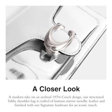 Coach Metallic Tabby Shoulder Bag 20