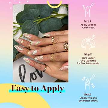 Beetles Gel Nail Polish Cecilia Sage Green 15ML for Manicure