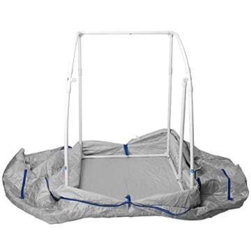 Durherm Portable Personal Therapeutic Spa Home Steam Sauna Weight Loss Slimming Detox (Blue Outline)