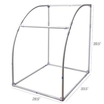 Durherm Portable Personal Therapeutic Spa Home Steam Sauna Weight Loss Slimming Detox (Blue Outline)