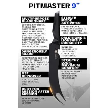 Dalstrong BBQ Pitmaster 9-inch Meat Knife - Razor Sharp Precision