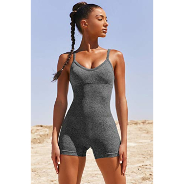 OLCHEE Women's Sexy Workout One Piece Romper Outfit