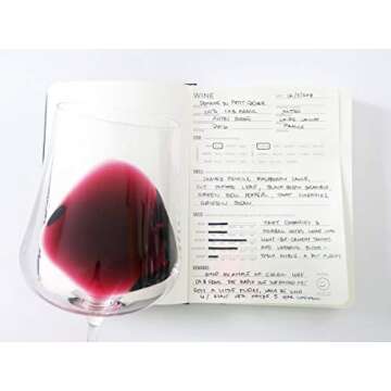 Wine Folly Wine Journal Guided Wine Tasting Notes (5" x 7" B6 Notebook) - Features 4 Step Tasting Me...