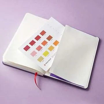 Wine Folly Wine Journal Guided Wine Tasting Notes (5" x 7" B6 Notebook) - Features 4 Step Tasting Method, Wine Color Reference Card, and Page Marker (Black)