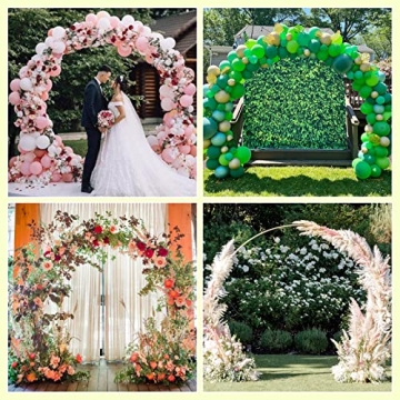 Pondpm 7.4ft Metal Balloon Arch Stand for Events