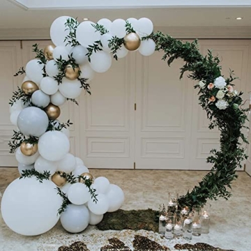 Pondpm 7.4ft Metal Balloon Arch Stand for Events