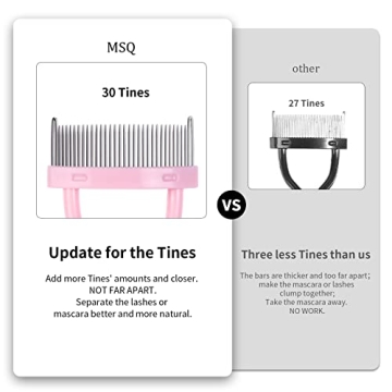 MSQ Eyelash Comb Separator for Perfect Lashes