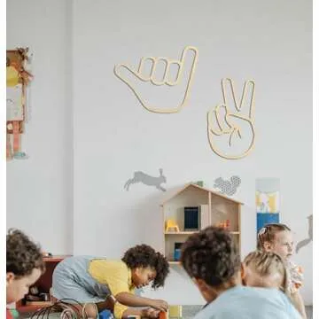 Whimsical Wooden Wall Decor for Kids Playroom Charm