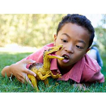 Jurassic World Mega Dual Attack Suchomimus - Multicolor Action Figure Toy, 14.5" Dinosaur, Ages 4+