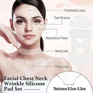 32 Silicone Patches for Youthful Smooth Skin
