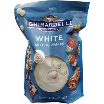 Ghirardelli White Melting Wafers for Easy Baking