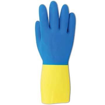 MAGID Comfort Flex 738 Neoprene/Latex Glove, 12" Length, 28 mils Thick, Size 6 (One Dozen)