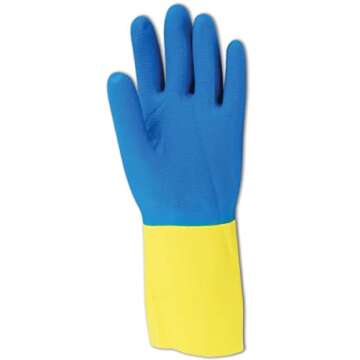 MAGID Comfort Flex 738 Neoprene/Latex Glove, 12" Length, 28 mils Thick, Size 6 (One Dozen)