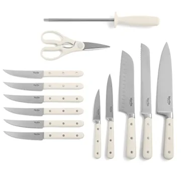 MARTHA STEWART Eastwalk 14-Piece High Carbon Stainless Steel Knife Set