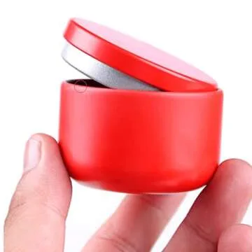 Colorful ROUND TIN containers for Tea and Spice Storage - 12 pcs