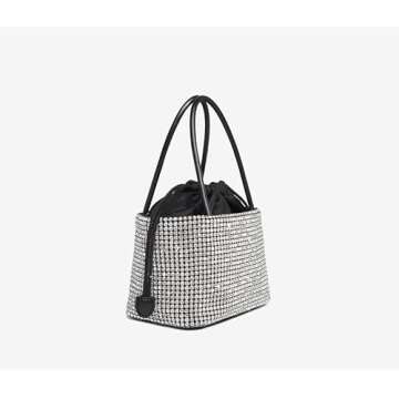 Stylish Diamond Drawstring Evening Purse for Women