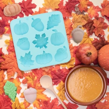 Dohia Fall Silicone Mold for Autumn Treats and Crafts
