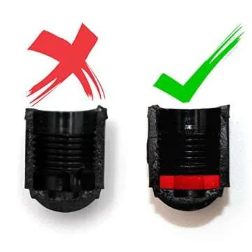 SAMIKIVA (30 Pack) Tire Stem Valve Caps, with O Rubber Ring, Universal Stem Covers for Cars, SUVs, Bike and Bicycle, Trucks, Motorcycles, Airtight Seal Heavy Duty (Black (30 Pack))